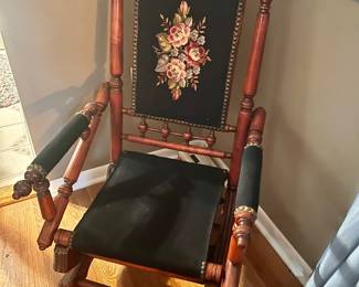 Eastlake style rocking chair