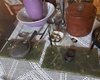 Antique inkwells