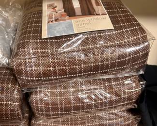 Tweed curtains