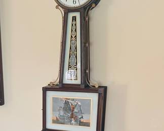 New Haven Banjo wall clock