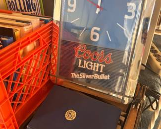 Coors electric wall clock