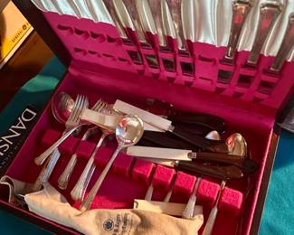 Silver plated flatware