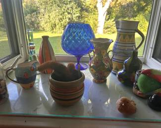 glass and china decor
