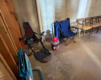 Folding Chairs Basement location 