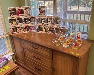 Buffet, Funko Pops, McDonalds Garfield Coffee Glass Cups 