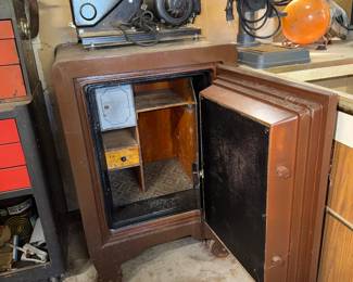 Vintage 1950's Era Safe Opened