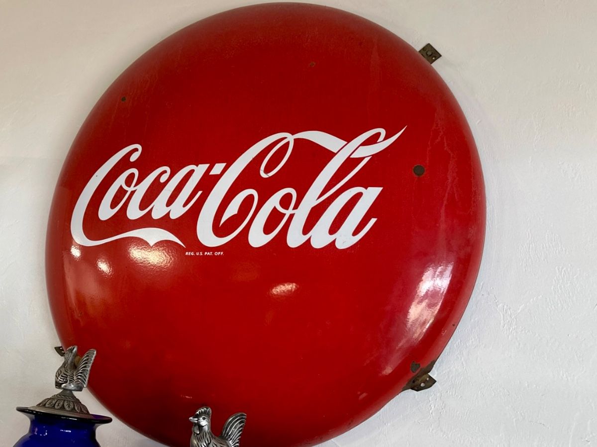 1950’s 36” Coca Cola Button