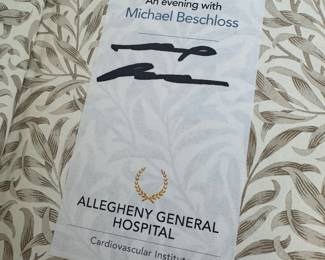 "Jacqueline Kennedy - Historic Conversations on Life with John F. Kennedy" Autographed by Michael Beschloss