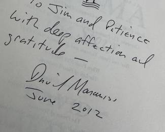 "Barack Obama - The Story" Autographed by David Maraniss