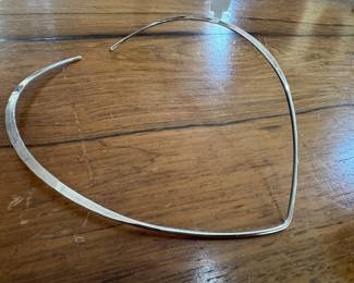 Sterling Silver Heart Shaped Necklace