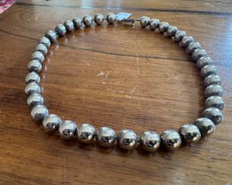 Sterling Silver Beaded Bracelet