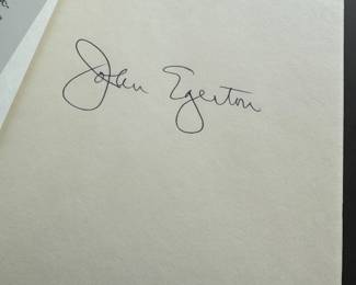 "Speak Now Against the Day" Autographed by John Egerton