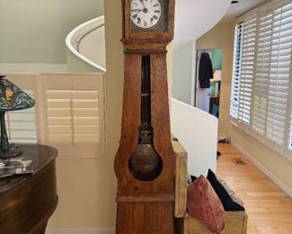 Antique French Comtoise Grandfather Clock