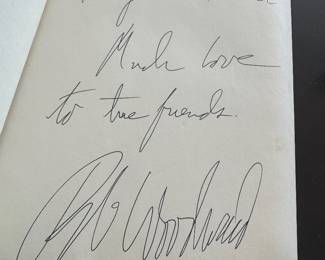 "Shadow - Five Presidents and the Legacy of Watergate" Autographed by Bob Woodward