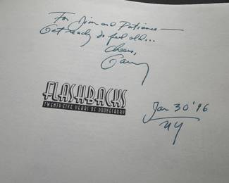 "Flashbacks - Twenty-Five Years of Doonesbury" Autographed by G.B. Trudeau