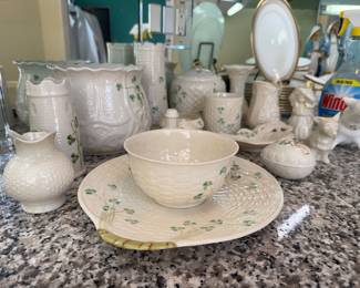 Large Collection of Belleek China