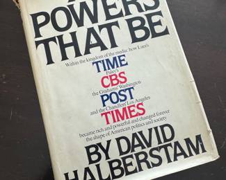 "The Powers That Be" Autographed by David Halberstam