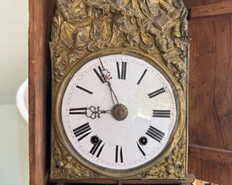 Antique French Comtoise Grandfather Clock