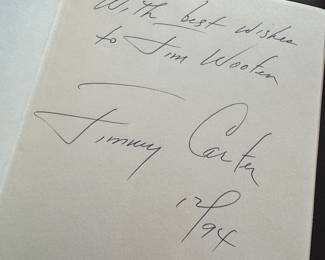 "Always A Reckoning and Other Poems" Autographed by Jimmy Carter
