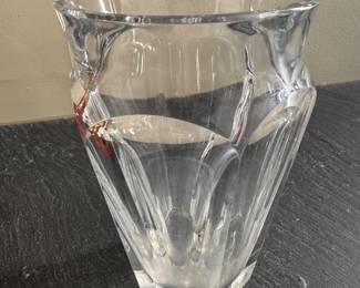 Baccarat Crystal "Nelly" Hexalobed Bud Vase