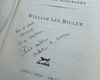 "Lincoln's Virtures" Autographed by William Lee Miller 