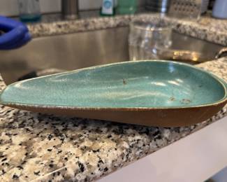 Bennington Art Pottery Small Tray by David Gil Stoneware from 1950's 