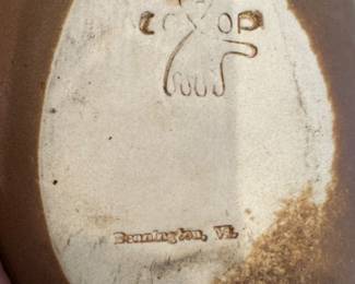 Bennington Art Pottery Small Tray by David Gil Stoneware from 1950's 
