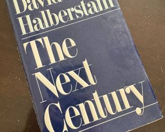 "The Next Century" Autographed by David Halberstam
