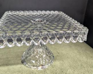 American Fostoria Cake Stand 
