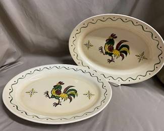 Metlox Poppytrail Platters 