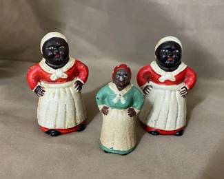 3- Cast Iron Mammies -SOLD 2