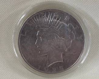1923 Peace Silver Dollar 
