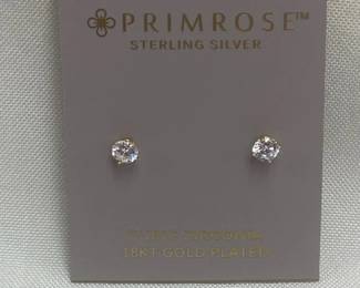 Sterling CZ Earrings 