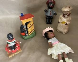 Black Figurine Collection -SOLD Pin Cushion