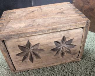 Rectangular Butter Mold w/Flowers