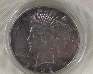 1923-D Peace Silver Dollar 