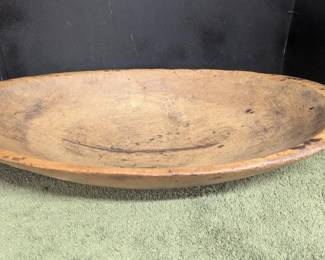 Wooden Dough Bowl 