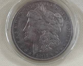 1881-O Morgan Silver Dollar 