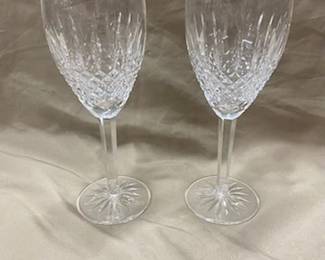 Pair Waterford Water Goblets -Castlemaine