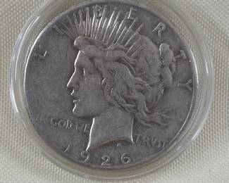 1926 Peace Silver Dollar 