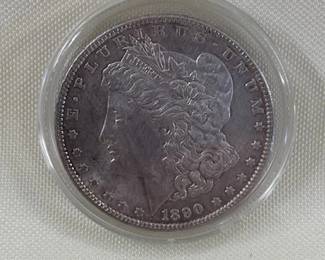 1890 Morgan Silver Dollar 
