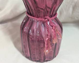 Cranberry Pilgrim Vase 