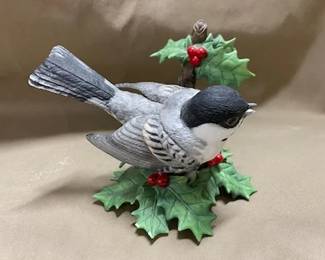 Lenox Female Black Capped Chickadee Figure 