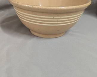 Yellow Ware Mixing Bowl 