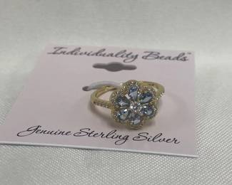 Sterling Flower Ring 