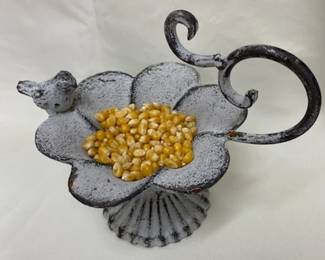 Small Cast Iron Bird Feeder 