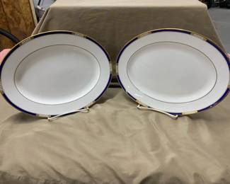 2-Lenox Royal Treasure Platters