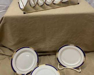 13-Lenox Royal Treasure B&B Plates 