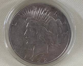 1922 Peace Silver Dollar 