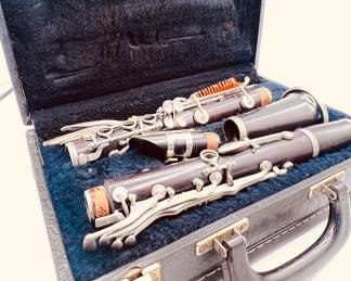 Vintage Wooden B-Flat Clarinet